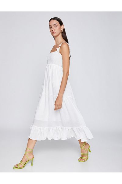 Koton Gipeli Langes Kleid mit Riemendetail