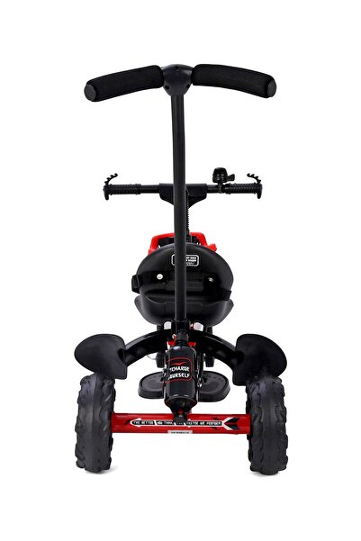 Babyhug Babyhug Endure Tricycle 12M-3Y with Parental Handle, Storage Basket & Non-Slip Pedals - Red