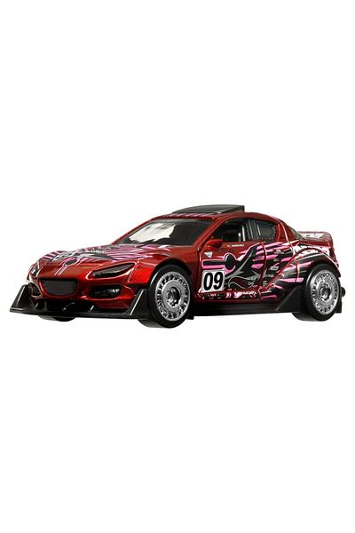 HOT WHEELS MASINUTA METALICA CU SISTEM PULL BACK MAZDA 2004 RX8 CUSTOM SCARA 1:43