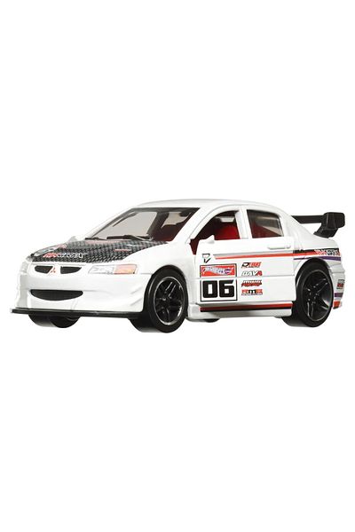 HOT WHEELS MASINUTA METALICA CU SISTEM PULL BACK LANCER EVOLUTION IX SCARA 1:43