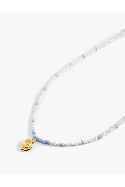 Koton Deniz Kabuğu Detaylı Boncuklu Kolye