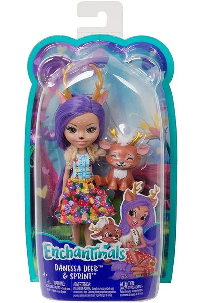 Enchantimals PAPUSI CU ANIMALUTE DANESSA DEER SI SPRINT