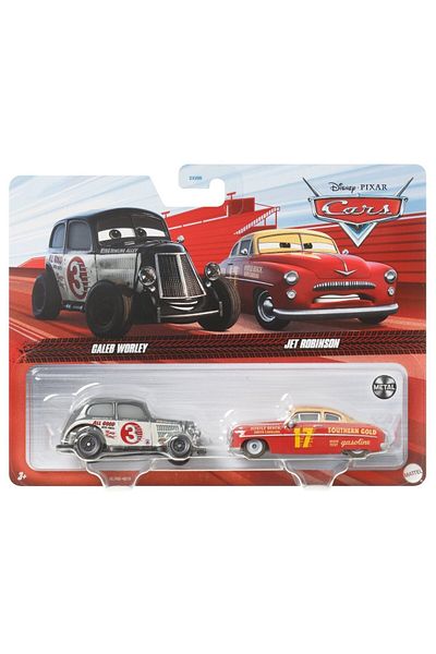 CARS CARS3 SET 2 MASINUTE METALICE CALEB WORLEY SI JET ROBINSON