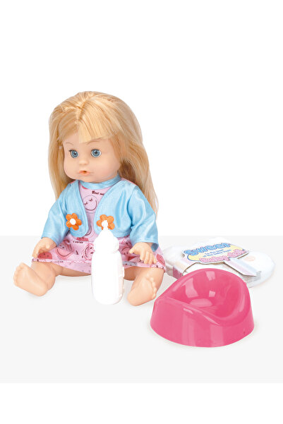 Fab N Funky Toddler Doll Set with Bottle & Potty Trainer, Role Play Toy for Ages 3+