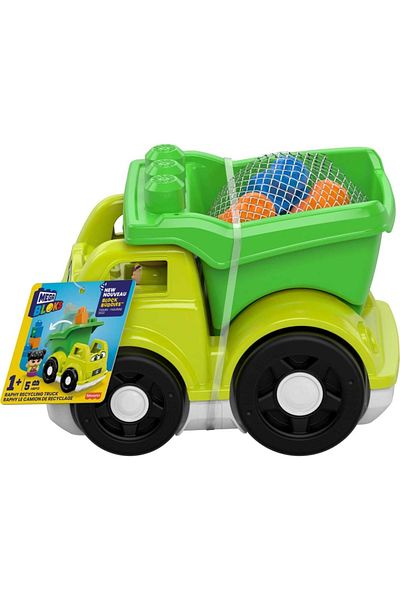 MEGA BLOCKS MEGA BLOKS FIRST BUILDERS VEHICULUL DE RECICLAT A LUI RAPHY