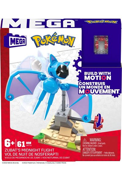 Pokemon MEGA SET DE CONSTRUCTIE ZBORUL DE NOAPTE AL ZUBAT
