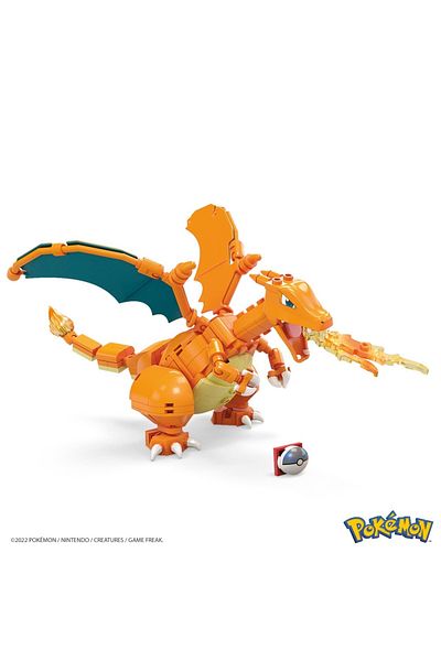 Pokemon MEGA CONSTRUX CHARIZARD DRACAUFEU GLURAK