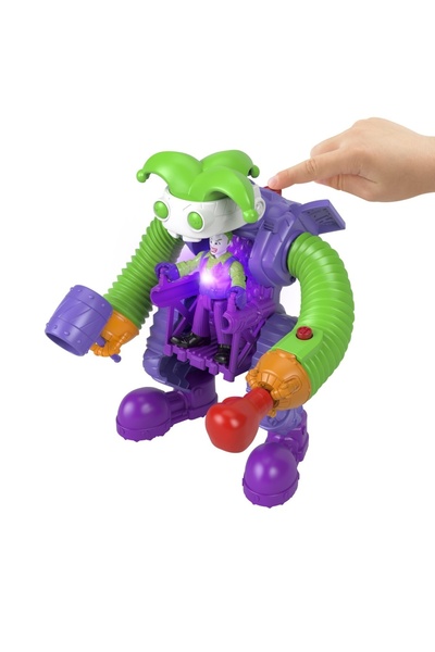 FISHER PRICE IMAGINEXT DC SUPER FRIENDS VEHICUL CU FIGURINA JOKER