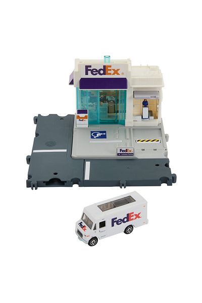 Matchbox SET ACTION DRIVERS CENTRUL DE COLETE FEDEX