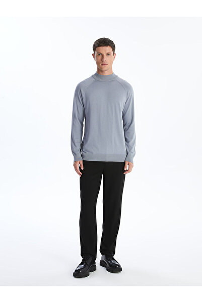 LC Waikiki Pulover tricotat pentru bărbați cu jumătate de gât cu mânecă lungă