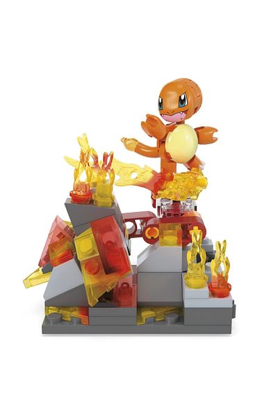 Pokemon MEGA SET DE CONSTRUCTIE ROATA DE FOC A LUI CHARMANDER