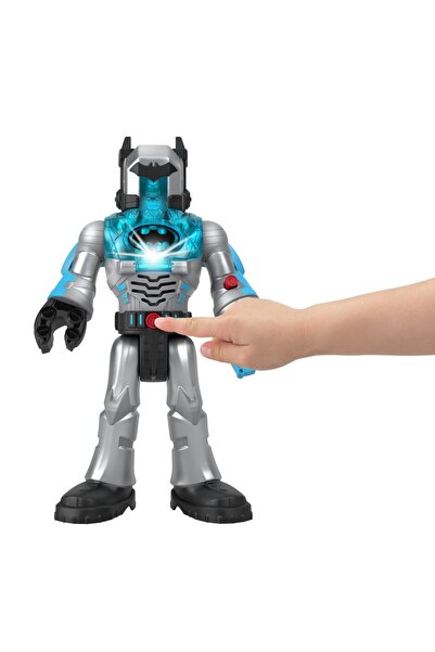 FISHER PRICE IMAGINEXT DC SUPER FRIENDS ROBOT BATMAN IN COSTUM GRI 30CM