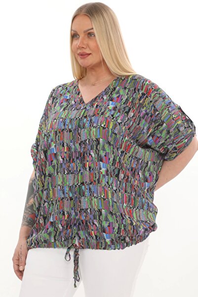 Lady Majestic Oversize Large Size 100% Viscose Shirt