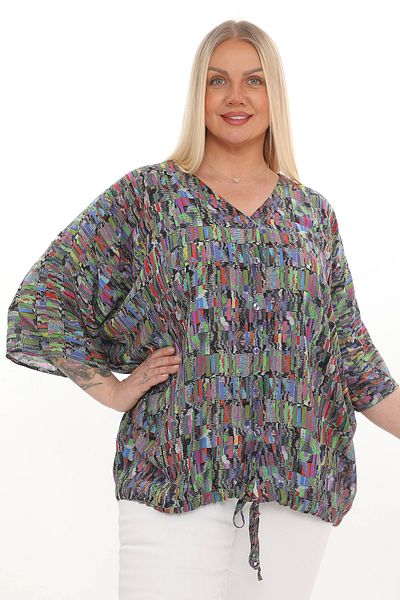 Lady Majestic Oversize Large Size 100% Viscose Shirt