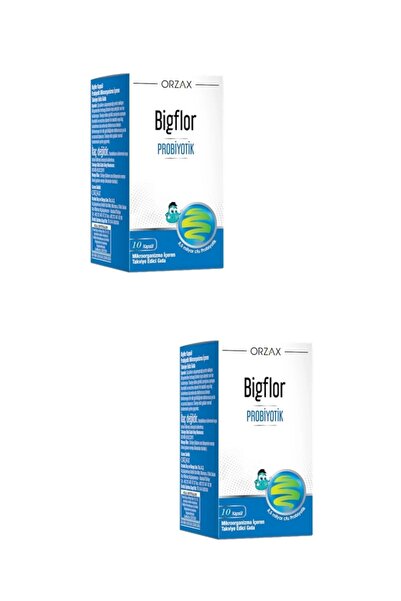 Orzax Bigflor Probiotic - 10 كبسولات × 2 كود
