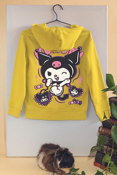 MYADA Φούτερ με κουκούλα σε στάμπα Kuromi