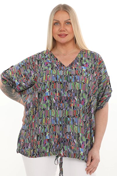 Lady Majestic Oversize Large Size 100% Viscose Shirt