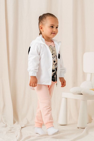 ZİMBOO Baby Girl Hooded Bow Rain Cover Set of 3