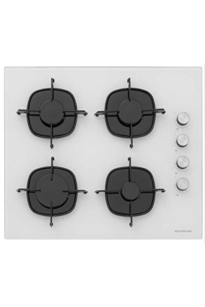 Silverline Beyaz Cam Ankastre Set (3481 Flam - CS5335W01 - BO6501W01 )