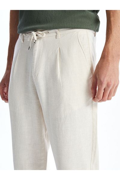 LC Waikiki Ανδρικό παντελόνι Slim Fit Line Blended