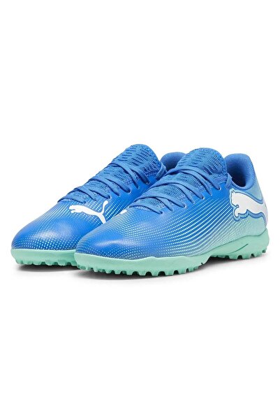 Puma Future 7 Play Tt Jr Çocuk Mavi Halı Saha Ayakkabısı 10795001
