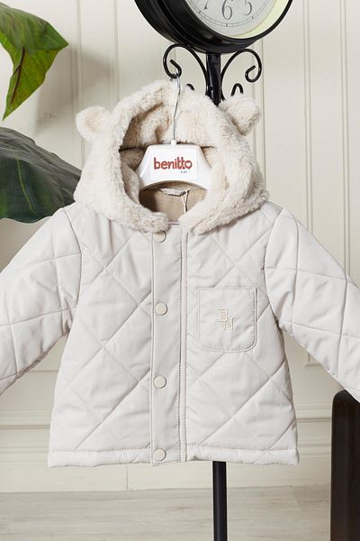 Benittokids Baby Boy Hooded Coat with Ears 51323
