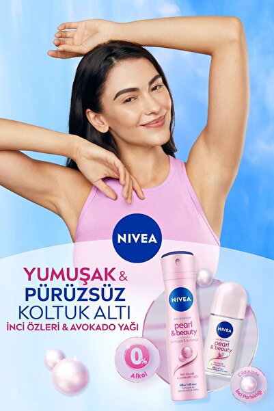 NIVEA Kadın Sprey Deodorant Pearl&Beauty 150 ml