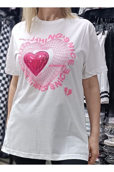 Köstebek Λευκό μπλουζάκι Everything's Nice (Unisex).