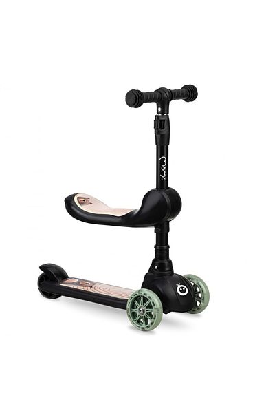 Momi MoMi Kiuru Scooter And Ride-On Black