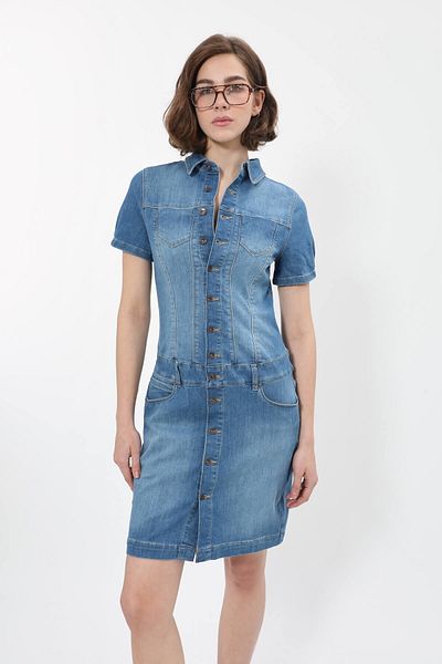BANNY JEANS Rochie de damă cu nasturi lungi