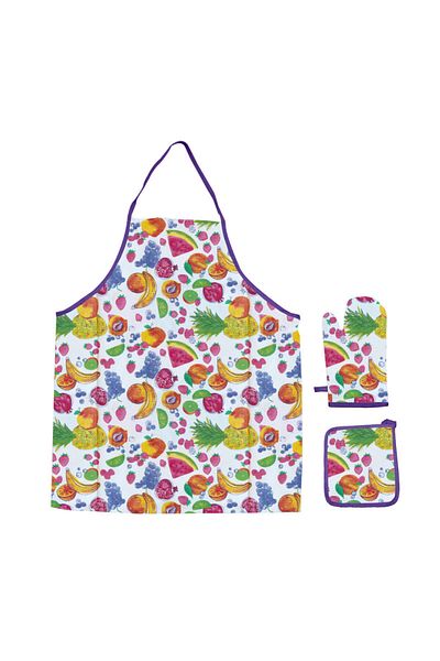 Hotel Linen Klub 3-Piece Kitchen Apron Set - Multi-Functional Kitchen Essentials for Stylish and Safe Cooking