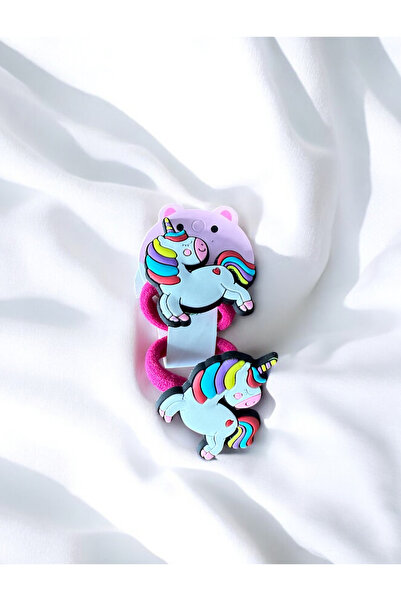 Takıtolia Cataramă pentru fetiță cu elastic dublu, cu figurină de unicorn