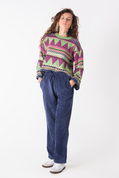 SNUG Velvet Baggy Trousers