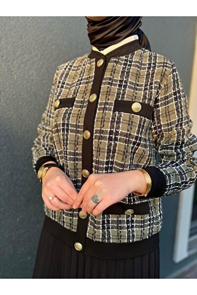 Rabia Şamlı Πράσινο μπουφάν Dilan Glitter