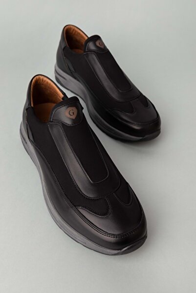 Gondol Erkek Hakiki Deri Rahat Bağcıksız Kolay Giyim Ayakkabı Ozd.3065