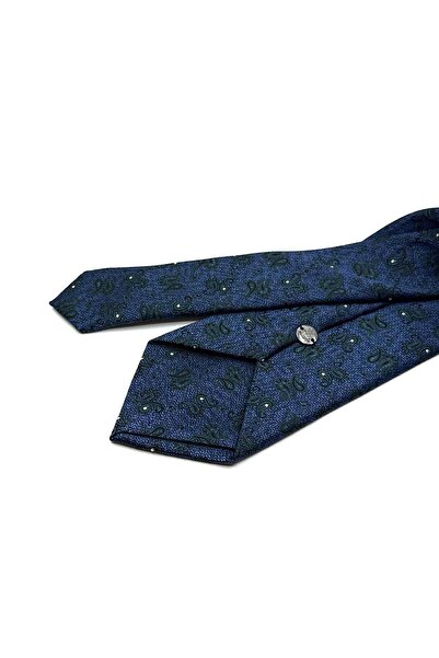 Kravatkolik Синій шарф з візерунком Класичний краватка KK12926