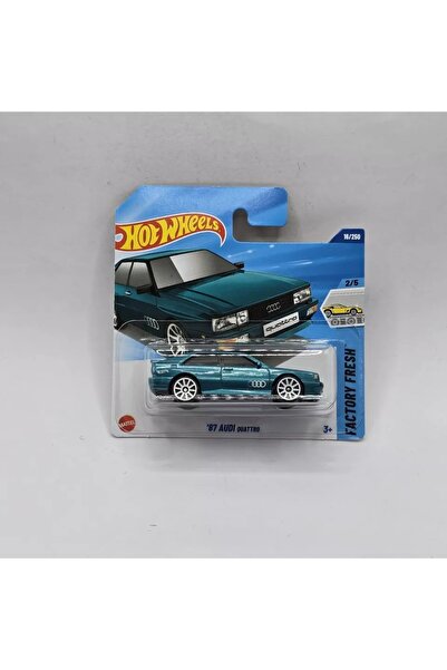 HOT WHEELS 2025 Tekli Araba '87 Audi Quattro Turkuaz