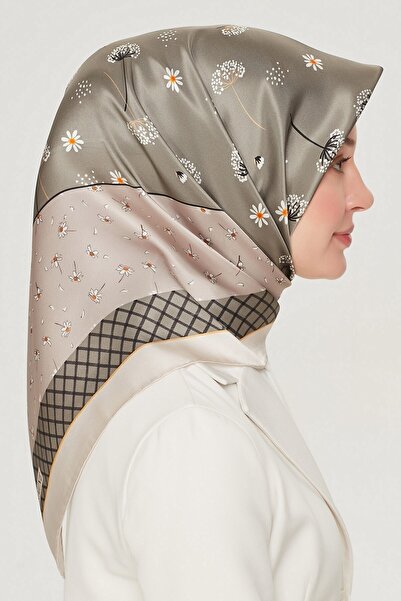 Armine ARMİNE İPEK EŞARP 8517D (TWİLL) (NOSTALJİ)-36