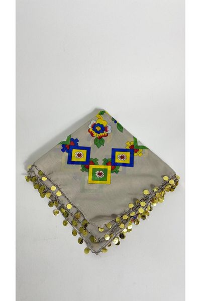 Sobe Hediyelik Çengelköy Slap Sequin Writing Scarf
