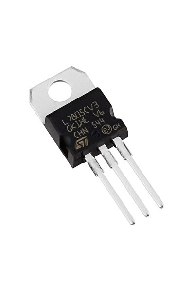 ARS Robotechnicals L7805cv 3 Pin Dc 5v Lineer Voltaj Düşürücü Regülatör Enregre