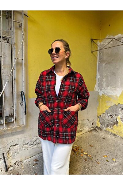 GESVAGES Ekose Cep Detaylı Oduncu Gömlek