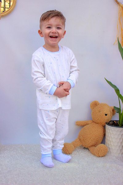 Mini Ropa Baby Boy Pajamas Set Starry Seasonal Children's Pajamas Set Summer Homewear