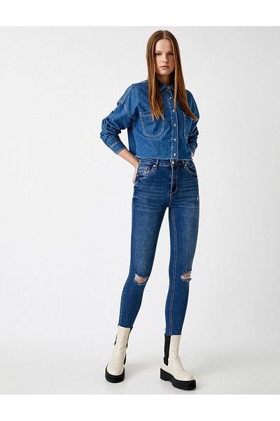 Koton Women's Jean Pants - 2kak47913md