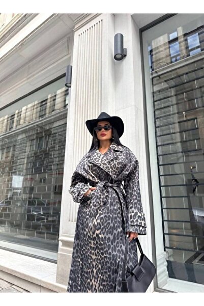 Friday Mood Women's Leopard Patterned Coat