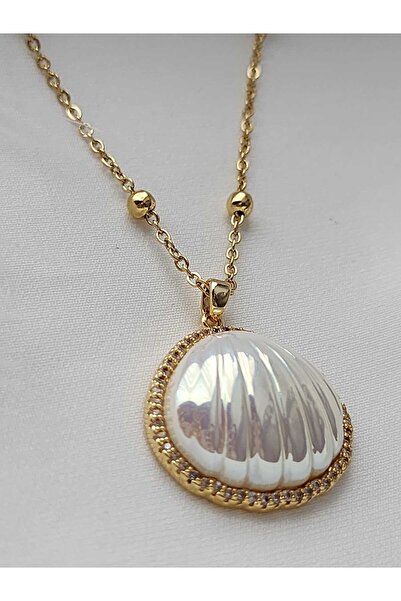 ZÜLİSCH قلادة من الفولاذ الذهبي - نموذج من الفولاذ المقاوم للصدأ مع تفاصيل صد...