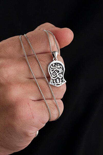 Tmt Silver Gümüş Oksitli Nalı Şerif Gümüş Erkek Zincir Kolye