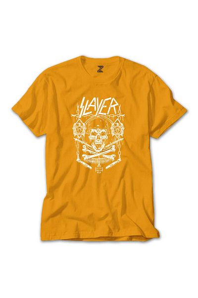 Z zepplin Κίτρινο μπλουζάκι Slayer Gun and Chain