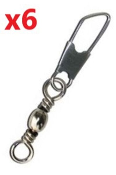 oskar balık OSKAR Clip Swirled Nickel - 4 57mm, 6AD Model, 1PK