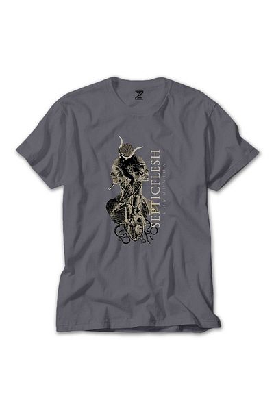 Z zepplin Septicflesh Communion Γκρι T-Shirt