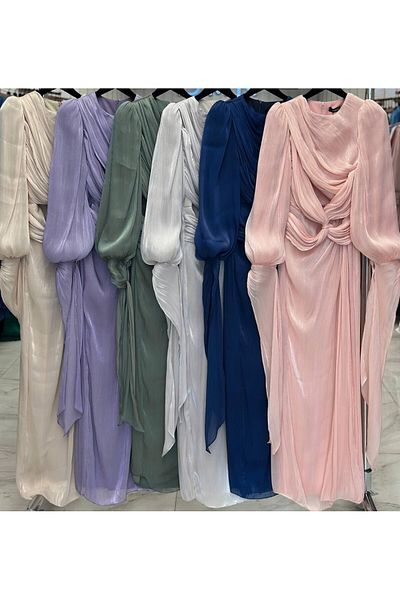Ahümanur Long Chiffon Dress